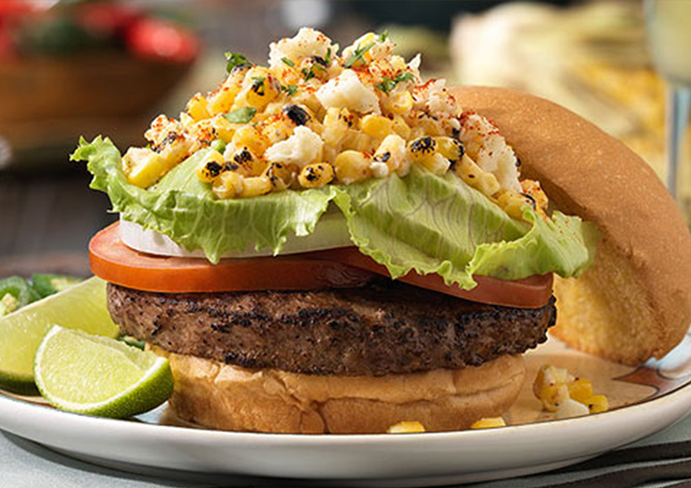 Elote Burger