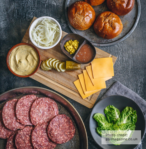 Build-your-own burger kit