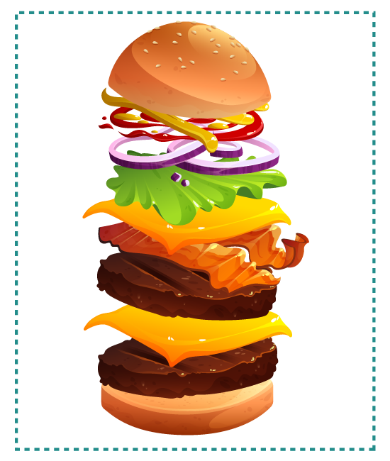 burger one cheeseburger